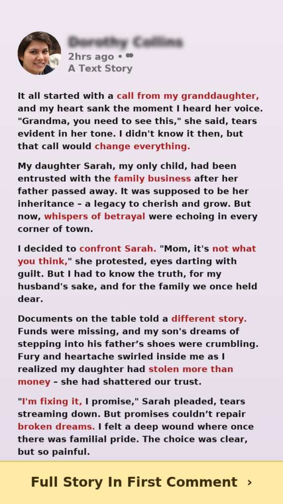 My Daughter Stole My Legacy. She Didn’t Expect My Next Move.
